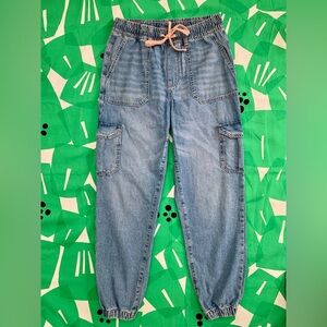 American Eagle Outfitters Blue Cargo Joggers